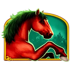 Paard symbool Wolf Gold