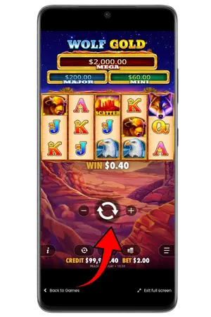 Start met spelen Wolf Gold